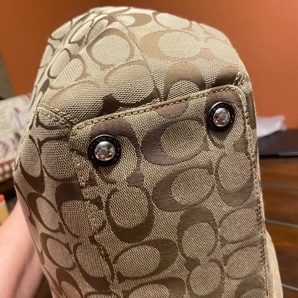 SOLD ON MERCARI Coach Soho Pleated signature North South Tote - Picture 9 of 9